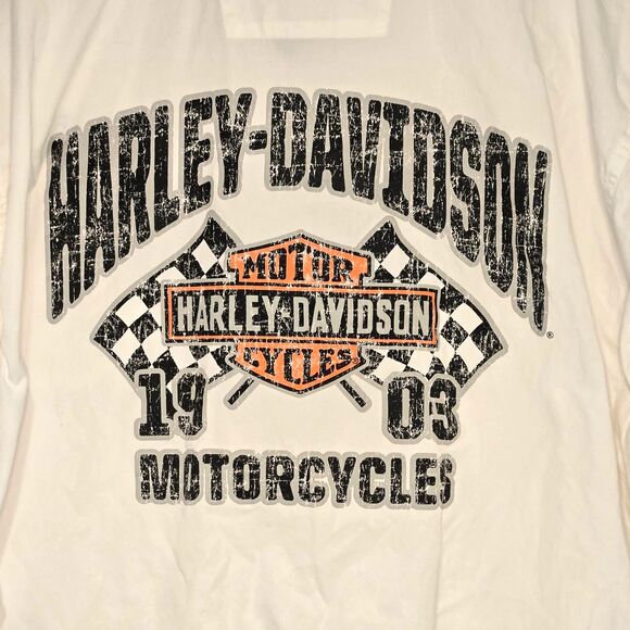 Harley-Davidson Performance Garage Shirt Men's 3XL Retro Motorcycles 2014 - Picture 3 of 11